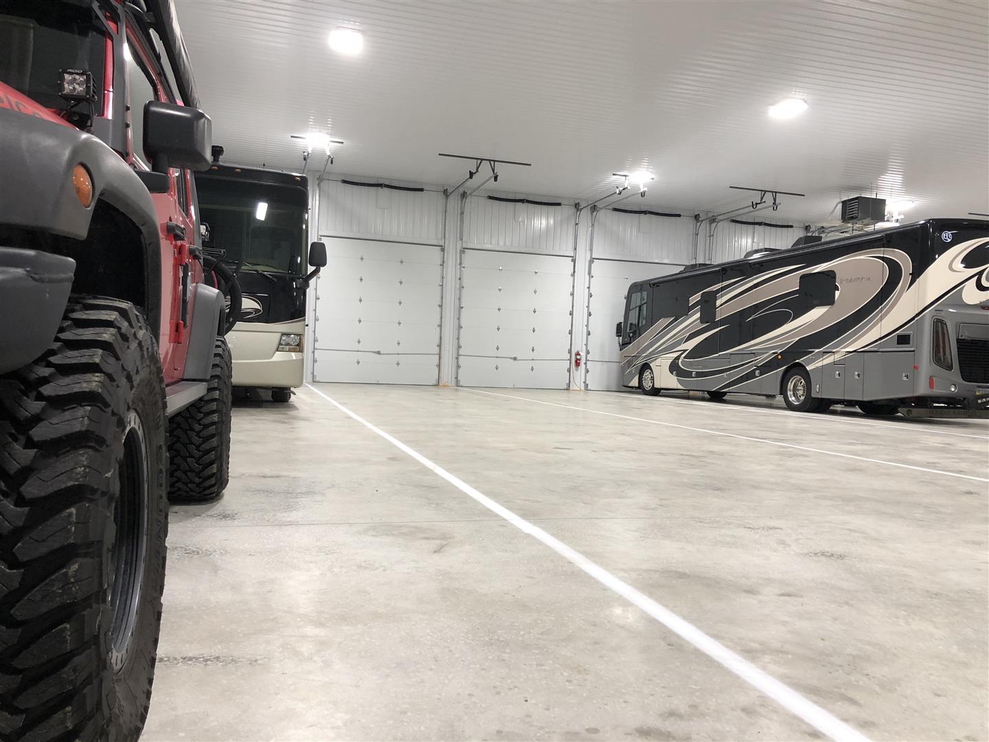 Indoor Heated RV Storage Motorhome Storage Reading PA Philadelphia PA